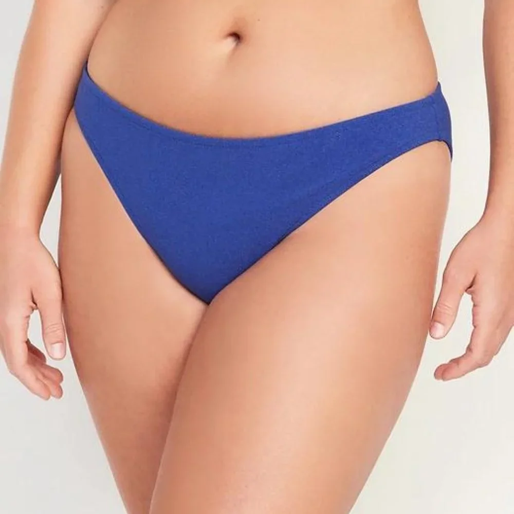 Old Navy Low-Rise Terry Classic Bikini Swim Bottoms for Women New - Picture 5 of 8